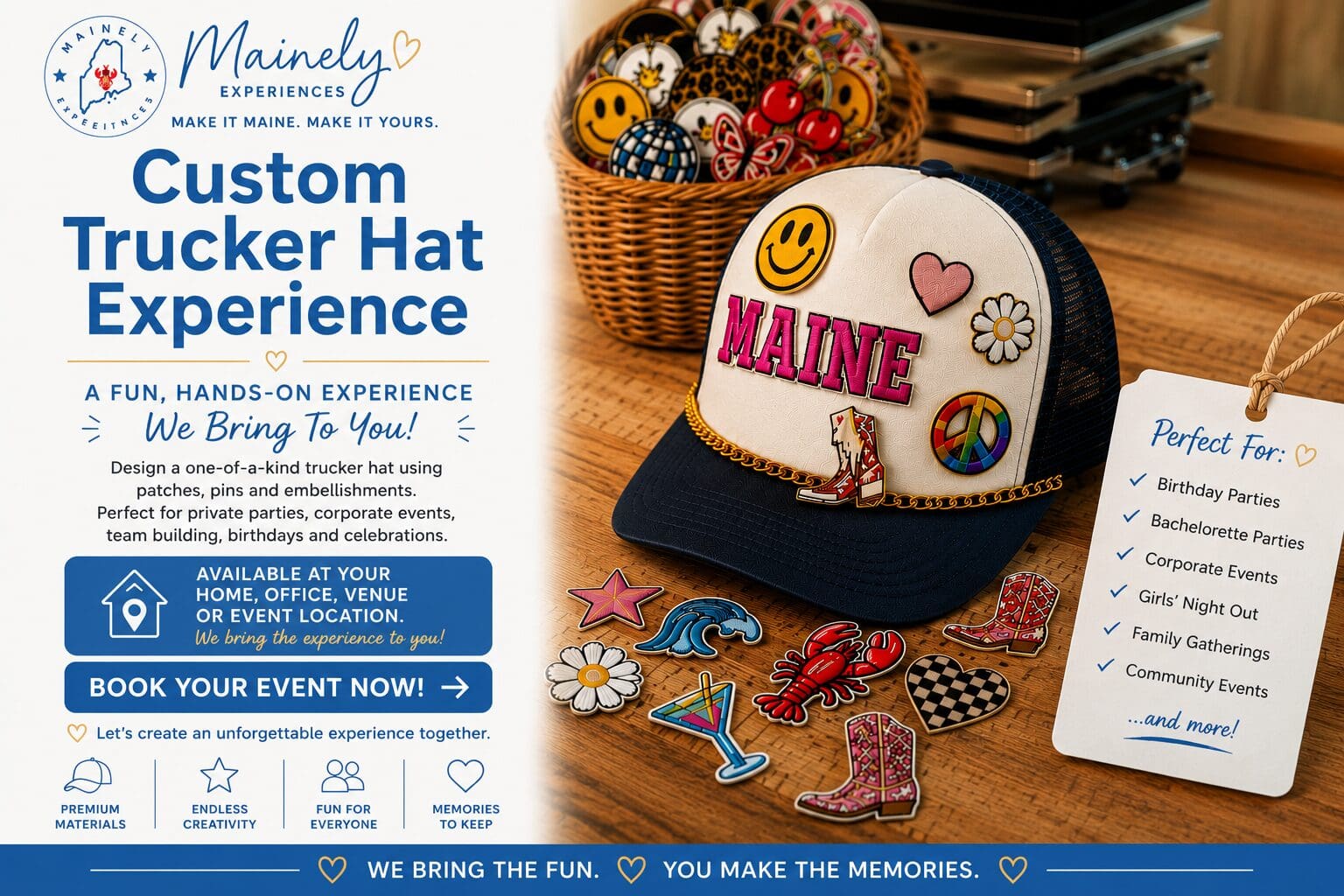 Trucker Hat Experience Kennebunkport Maine Coastal Experience