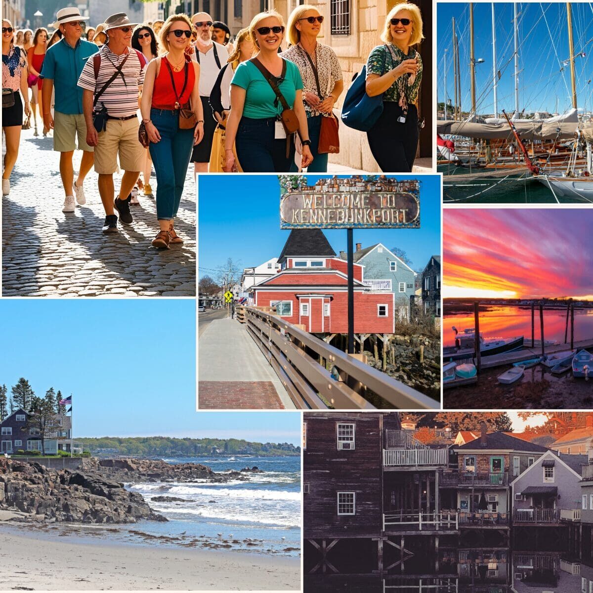 Historic landmark in Kennebunkport Maine featured on a guided walking tour