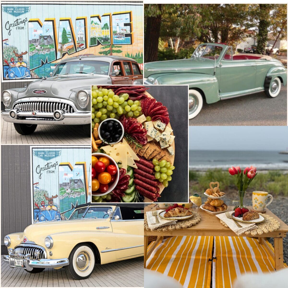 Guests enjoying a luxury sightseeing tour along the Maine coastline. Kennebunkport