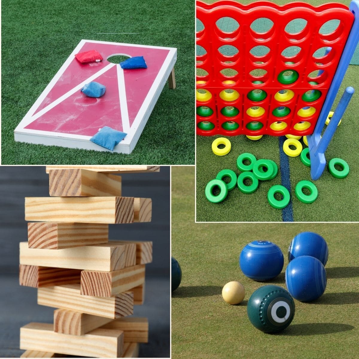 Group participating in a fun outdoor game challenge experience in Maine with interactive activities